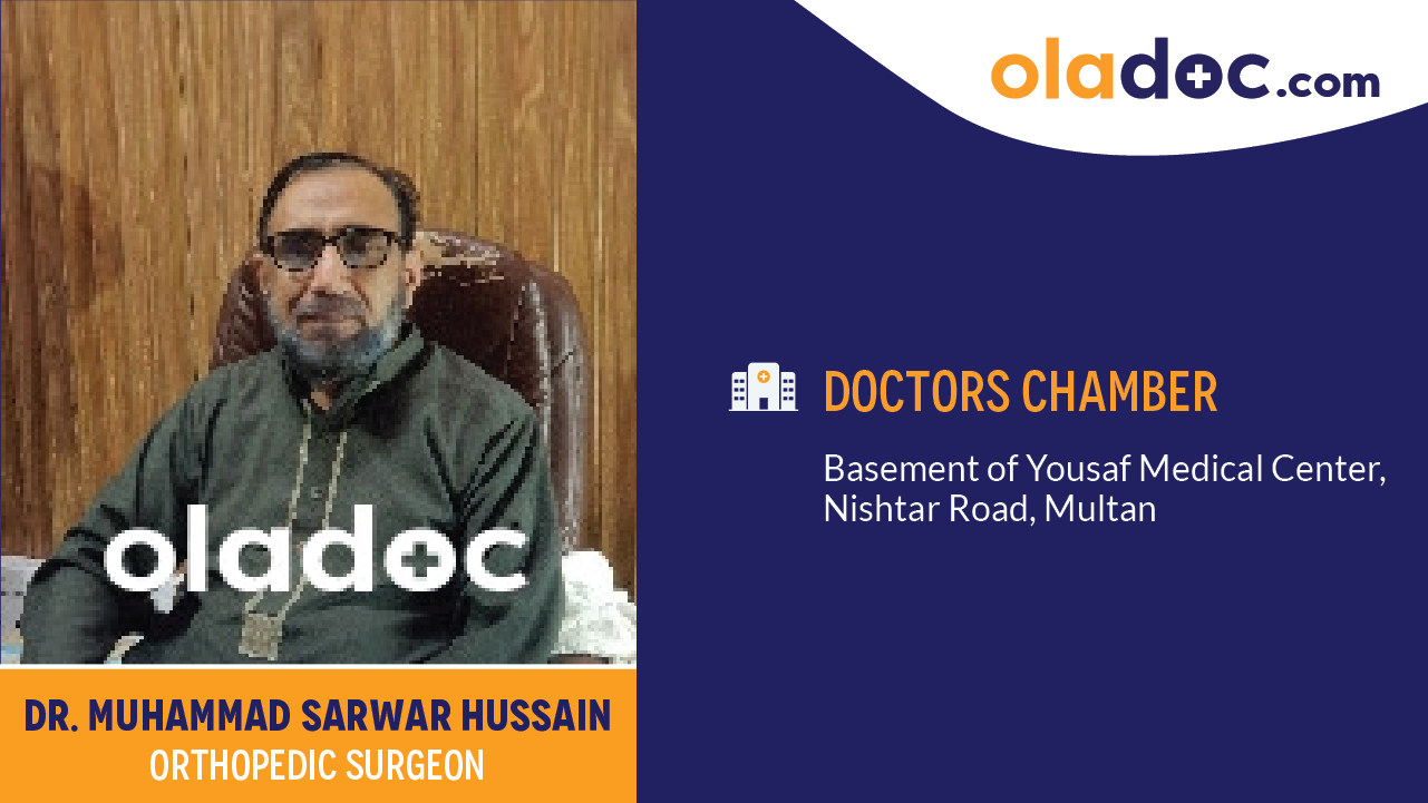 Practice locations of Dr.Muhammad Sarwar Hussain